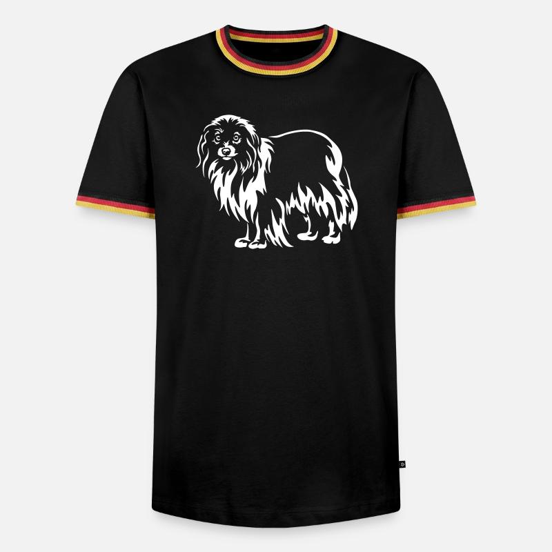 Phalène "Black Edition" - Men's Ringer Shirt - black/tricolour