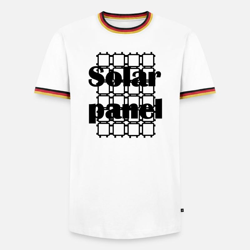 solar panel SOLAR PANEL - Men's Ringer Shirt - white/tricolour