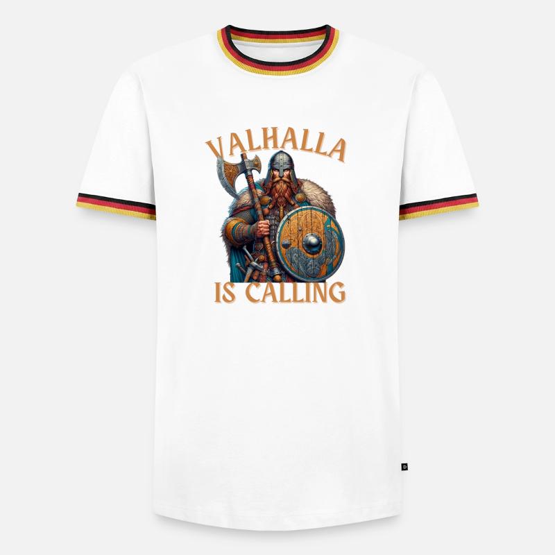 Valhalla is Calling - Men's Ringer Shirt - white/tricolour