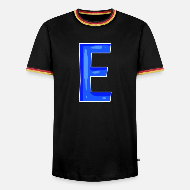 Point E - Initial point E - T-shirt contrasté Homme - noir/tricolore
