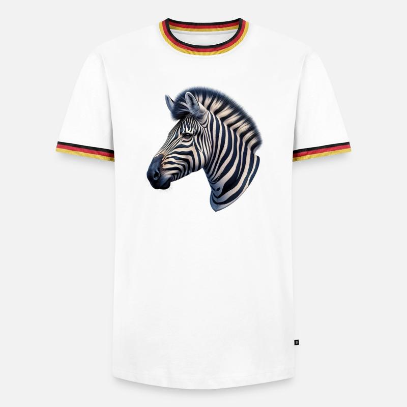 Zebra - Men's Ringer Shirt - white/tricolour