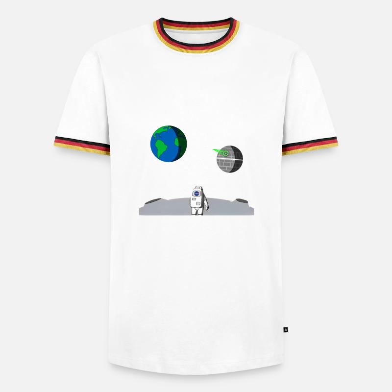 Houston We Have a Problem - Men's Ringer Shirt - white/tricolour
