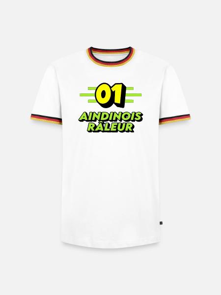 Complaining Aindinois - Men's Ringer Shirt - white/tricolour