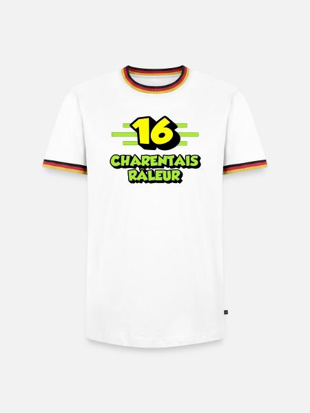Complaining Charentais - Men's Ringer Shirt - white/tricolour