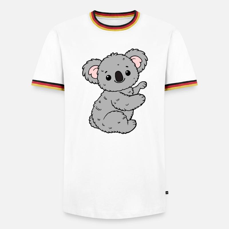 Koala Koala Bear - Men's Ringer Shirt - white/tricolour