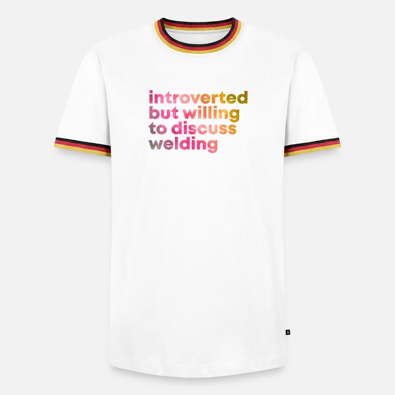 Welding - Men's Ringer Shirt - white/tricolour