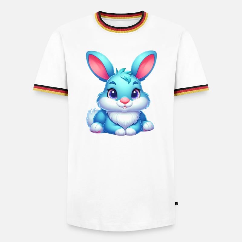 Rabbit - Men's Ringer Shirt - white/tricolour