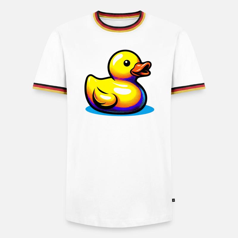 Duckling Duck Duck Duck - Men's Ringer Shirt - white/tricolour