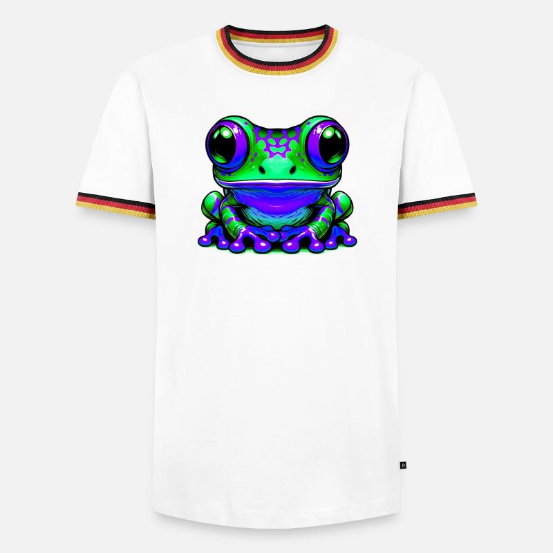 Frog - Men's Ringer Shirt - white/tricolour