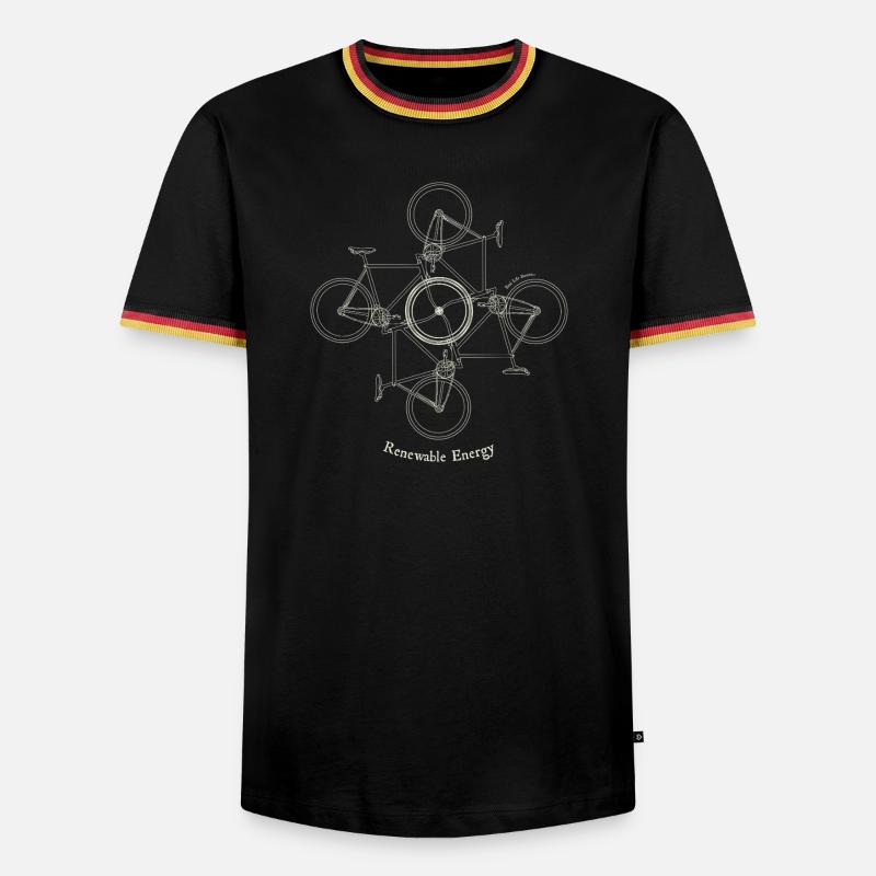Cycle Grid Renewable Energy - Men's Ringer Shirt - black/tricolour