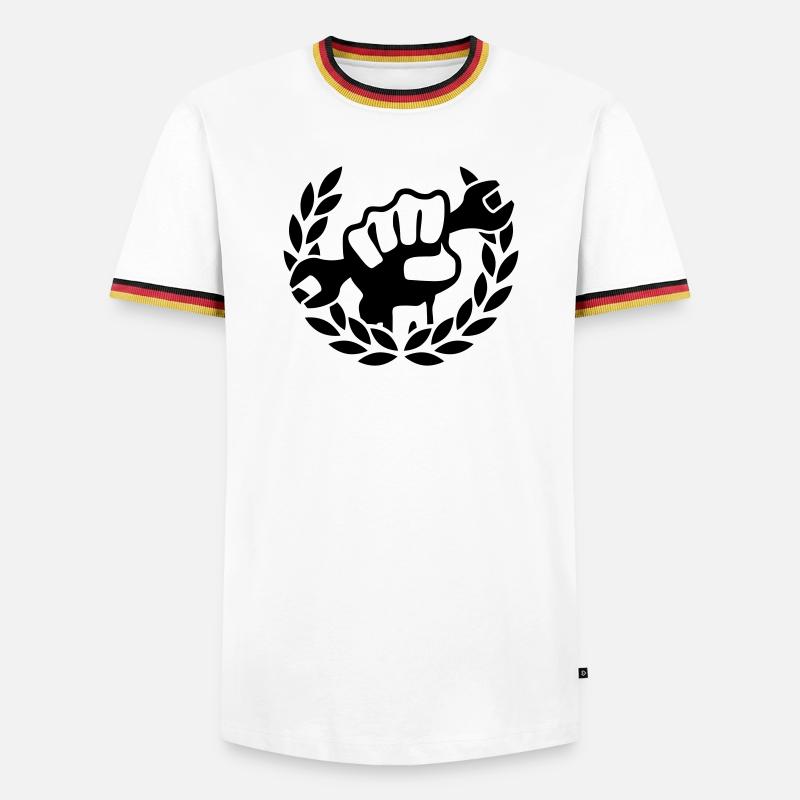 Master Mechanic - Men's Ringer Shirt - white/tricolour