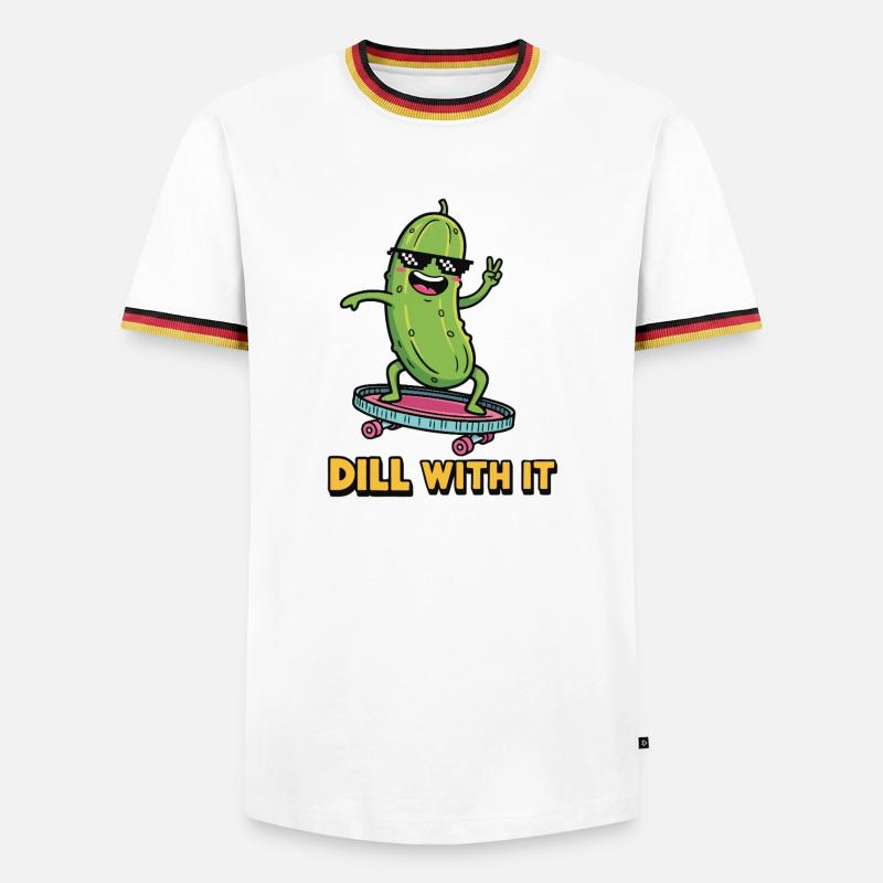 Pickle Vibes - Men's Ringer Shirt - white/tricolour