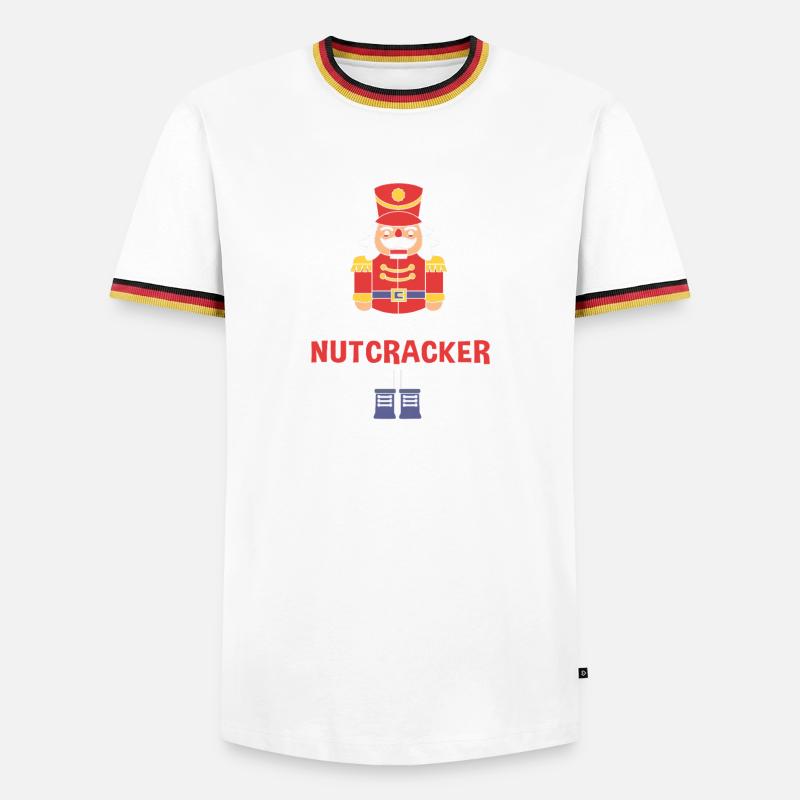 Nutcracker Christmas - Men's Ringer Shirt - white/tricolour