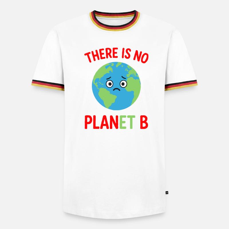 There is no plan B - Men's Ringer Shirt - white/tricolour