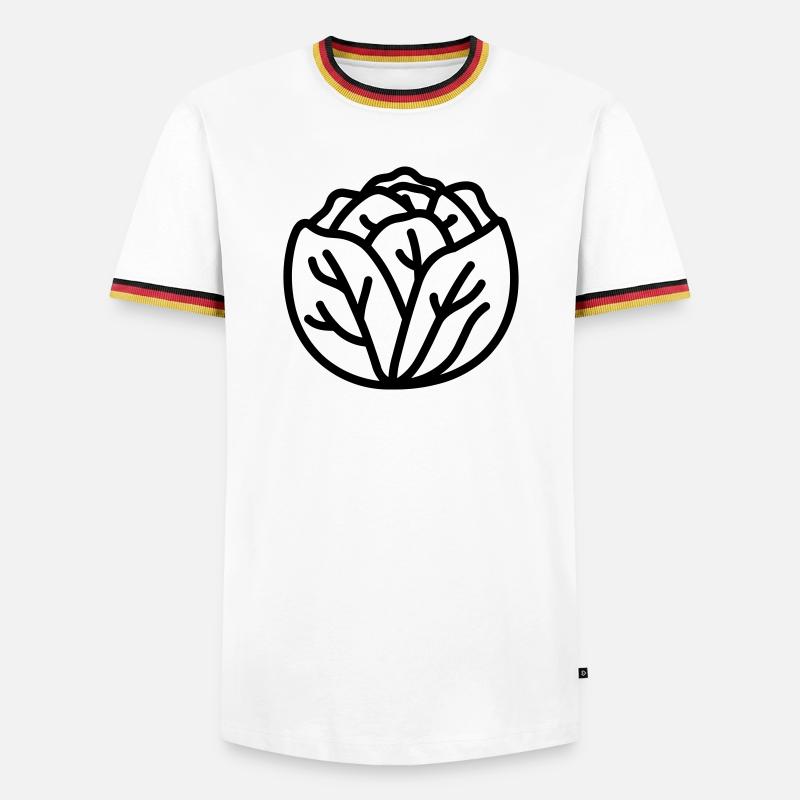 cabbage - Men's Ringer Shirt - white/tricolour