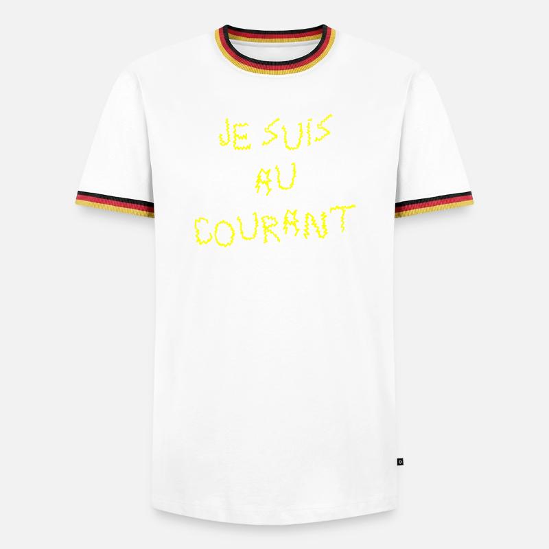 I KNOW ABOUT IT! - Men's Ringer Shirt - black/tricolour