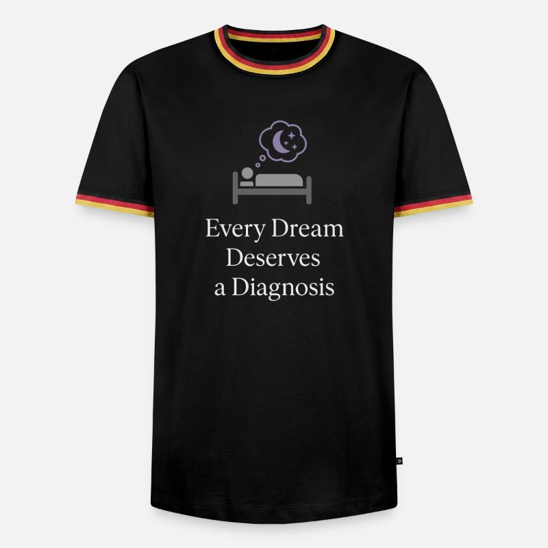 Sleep Technologist Polysomnographic Tech Rpsgt - Men's Ringer Shirt - black/tricolour