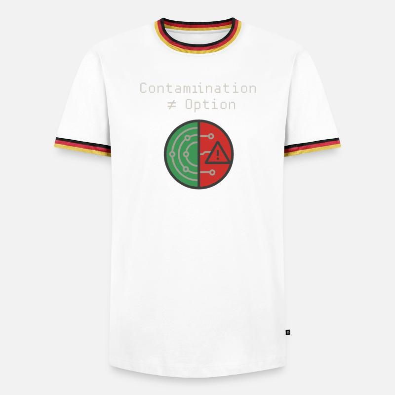 Cleanroom Technician Controlled Environment - Men's Ringer Shirt - white/tricolour