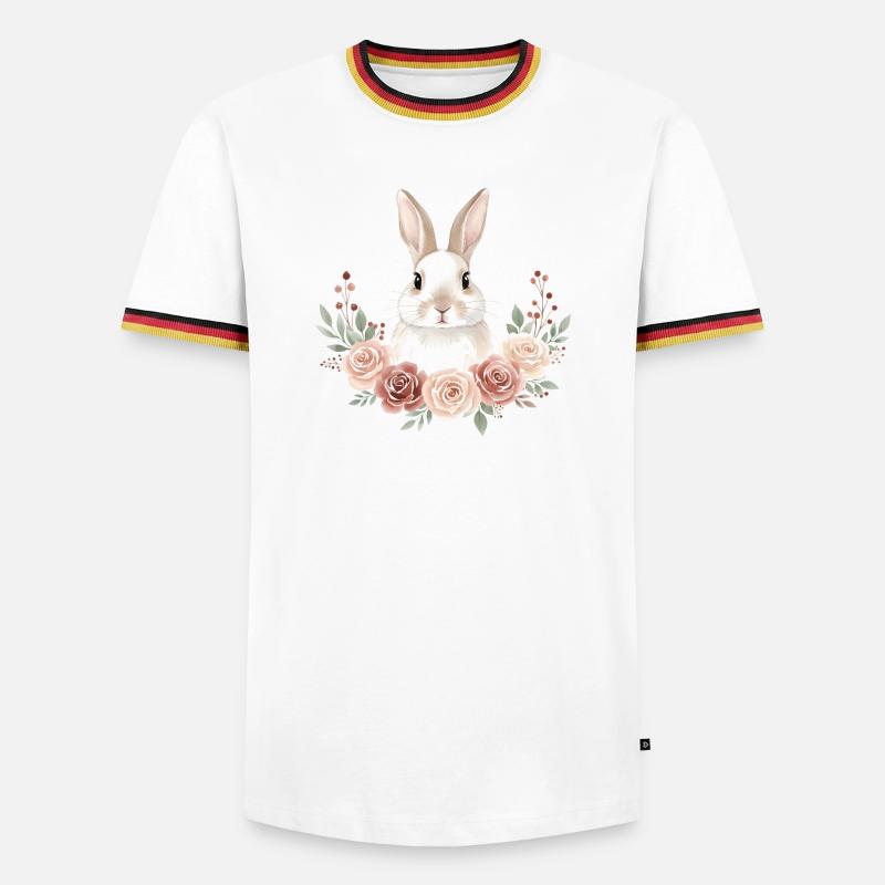 Rabbit - Men's Ringer Shirt - black/tricolour