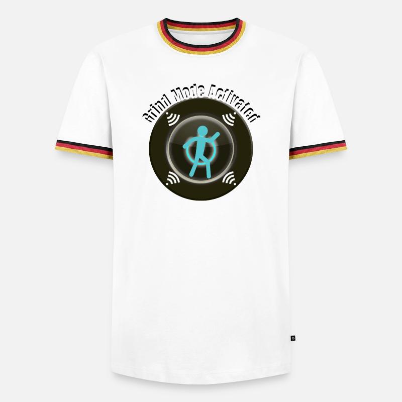 Grind Mode Activated – Motivation & Focus Graphic - Men's Ringer Shirt - white/tricolour