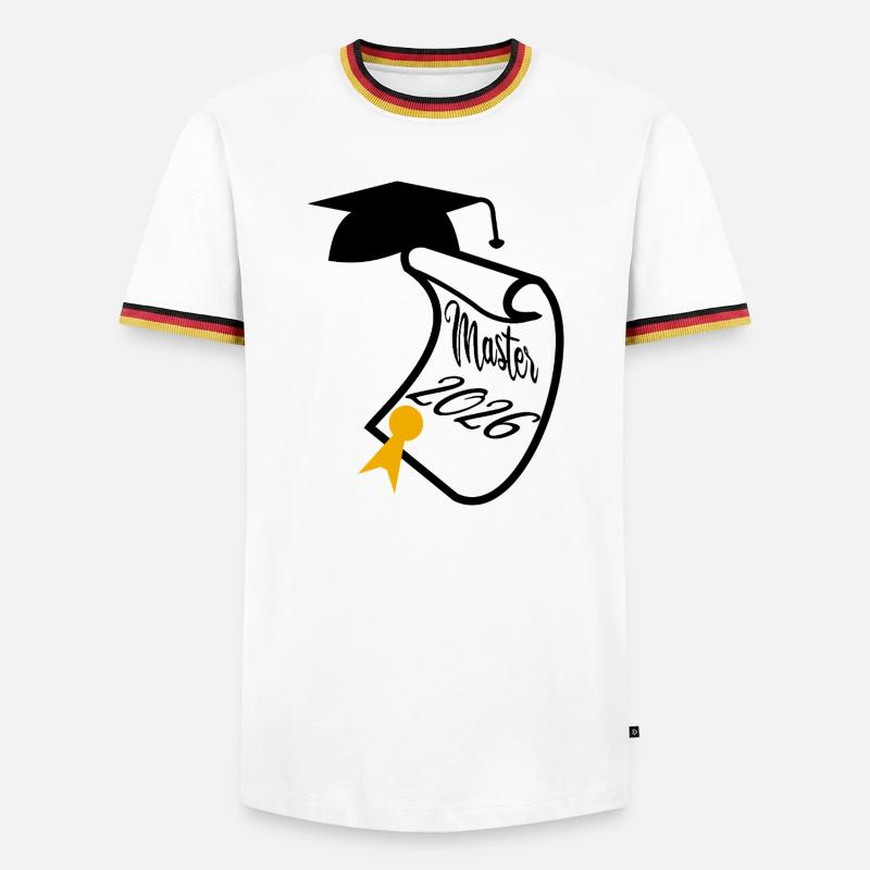 Master 2026 - Men's Ringer Shirt - white/tricolour