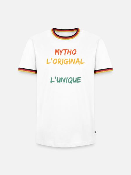 Mytho Original The True Unique - Men's Ringer Shirt - white/tricolour