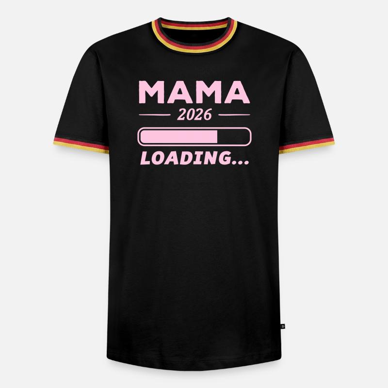 Mama 2026 Loading... - Men's Ringer Shirt - black/tricolour