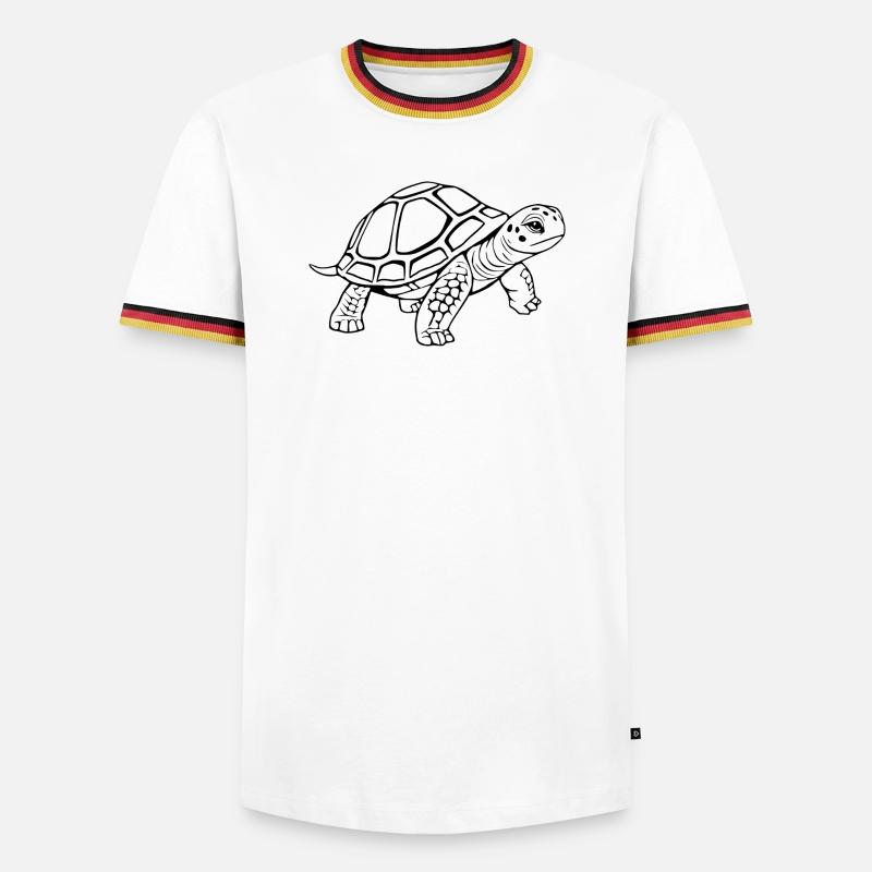 Turtle Turtles - Men's Ringer Shirt - white/tricolour