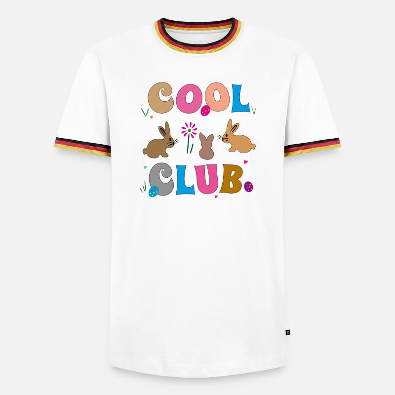 Easter - Men's Ringer Shirt - white/tricolour