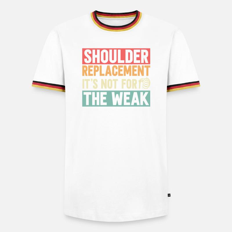Shoulder Replacement - Men's Ringer Shirt - white/tricolour