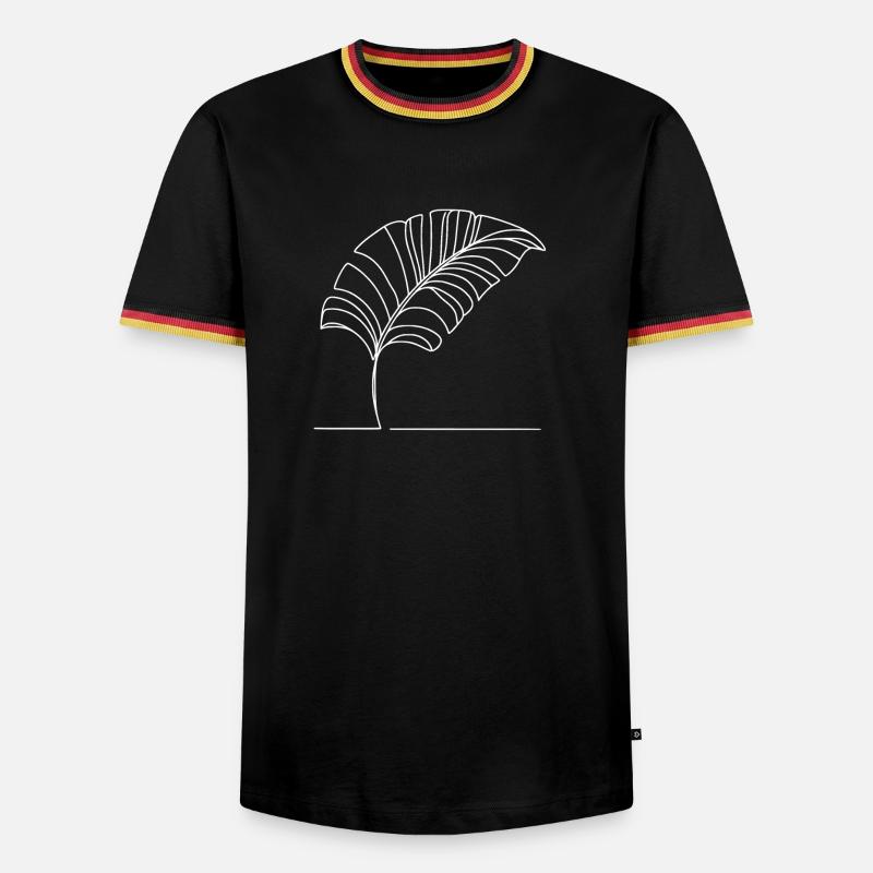 Leaf - Men's Ringer Shirt - black/tricolour