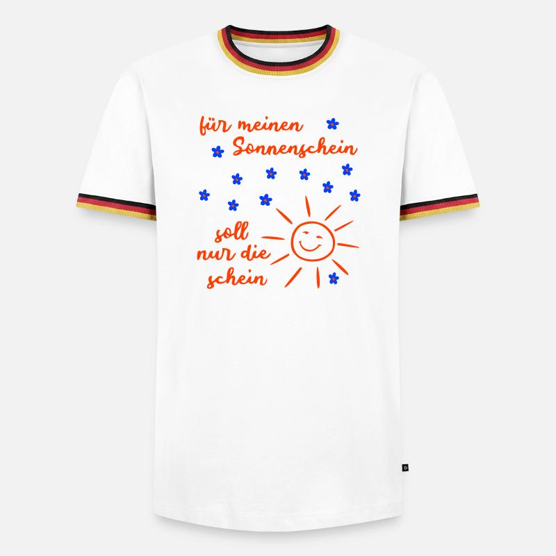 Sunshine - Men's Ringer Shirt - white/tricolour