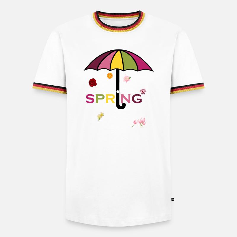 Spring-02 - Men's Ringer Shirt - white/tricolour