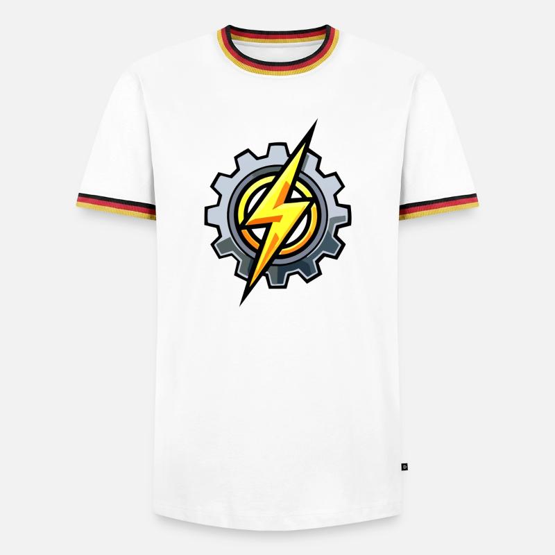 Gear Blitz – Electrical Engineering & Mechanics - Men's Ringer Shirt - white/tricolour
