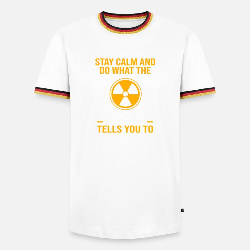 X-ray technician - Men's Ringer Shirt - black/tricolour