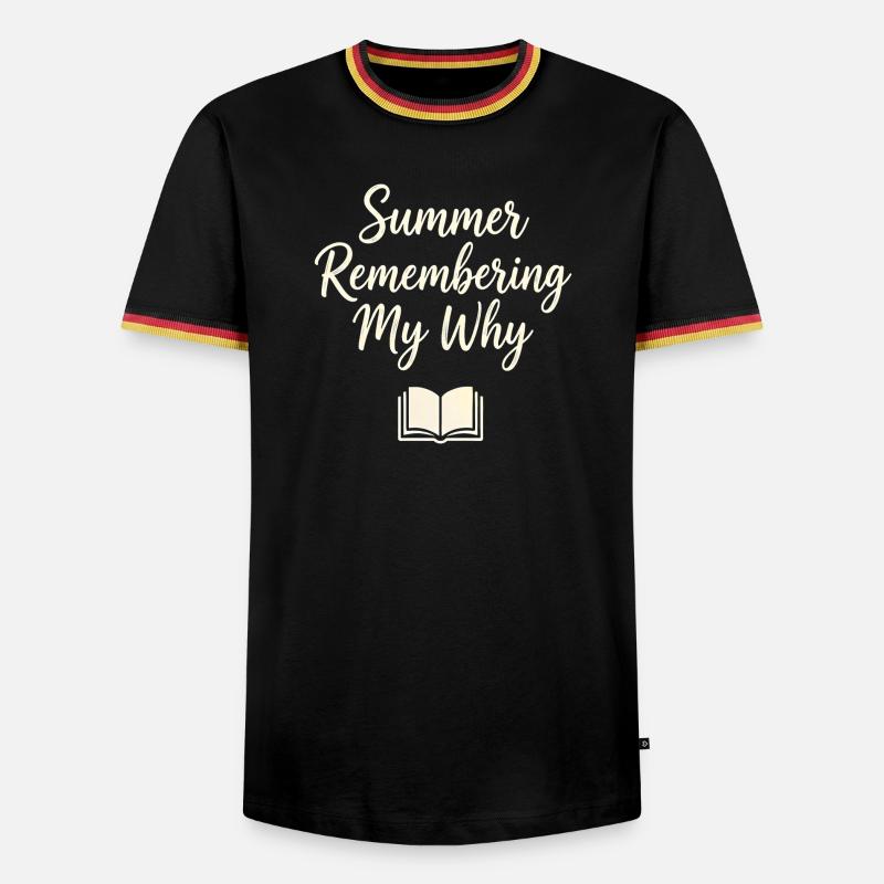 Summer Remembering My Why - Men's Ringer Shirt - black/tricolour