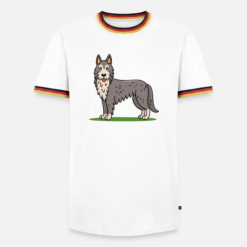Irish Wolfhound (comic) - Men's Ringer Shirt - white/tricolour