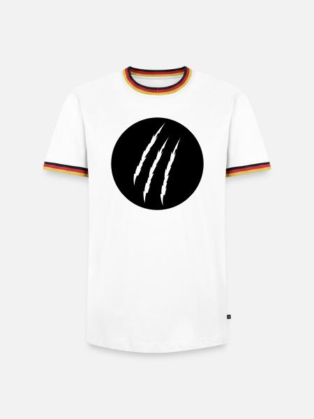 claw - Men's Ringer Shirt - white/tricolour