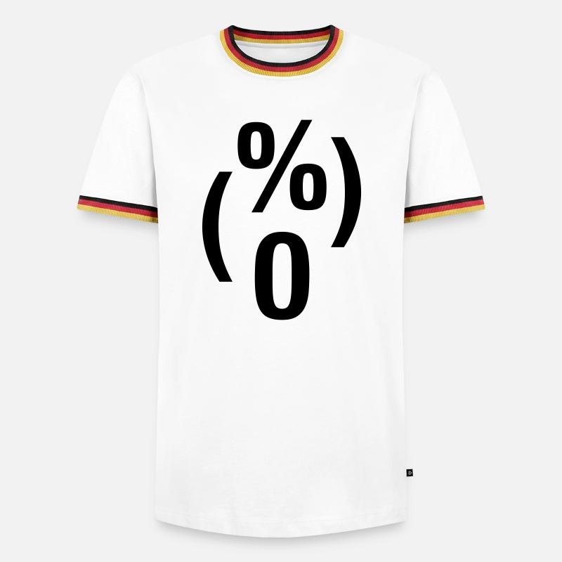 The Scream - Edvard Munch - Men's Ringer Shirt - white/tricolour