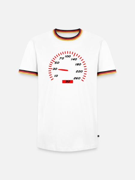 30th Birthday - Men's Ringer Shirt - white/tricolour