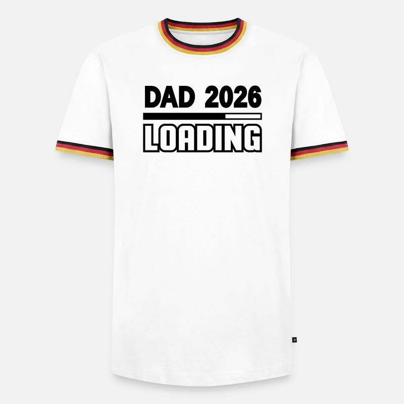 dad_2026_loading - Men's Ringer Shirt - white/tricolour