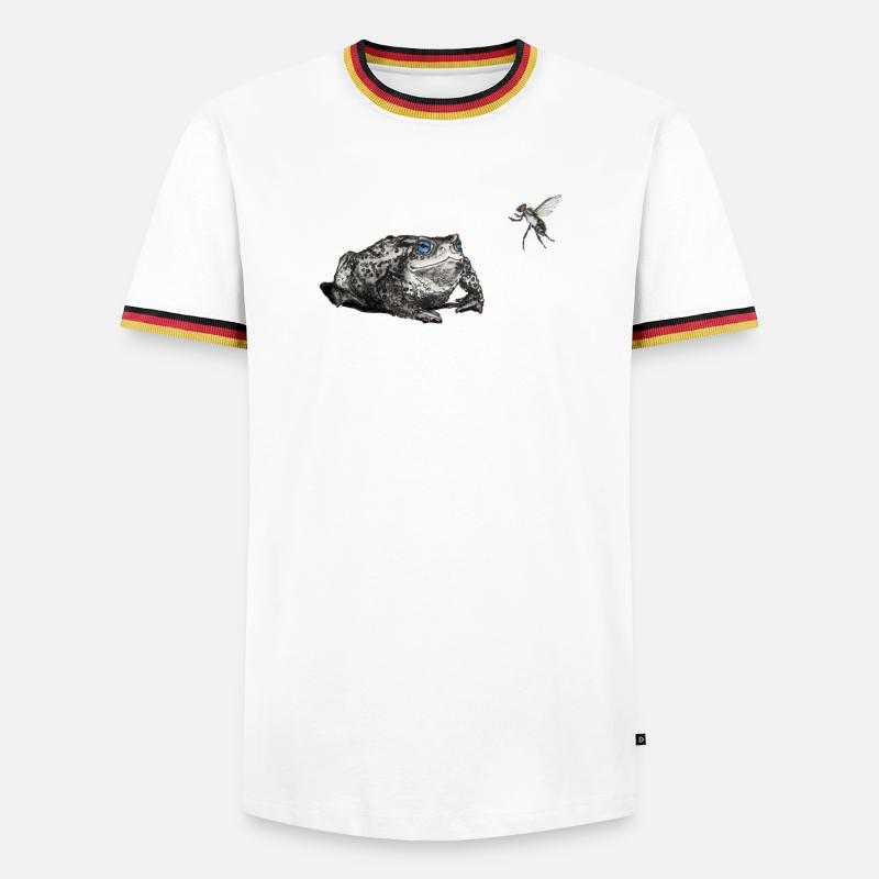 Toad and fly - Men's Ringer Shirt - white/tricolour