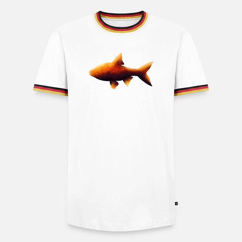 Roach - Men's Ringer Shirt - white/tricolour