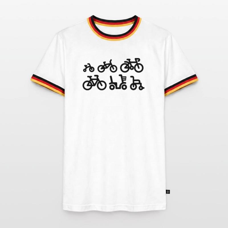 Evolution vélo de course cyclisme vélo de course T-shirt contrasté Homme