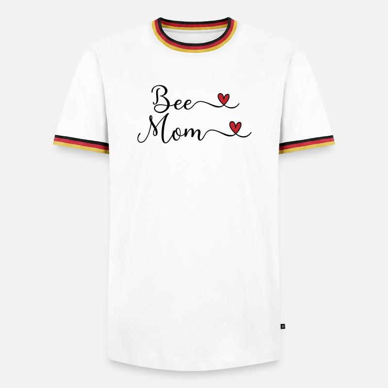 Beekeeper - Bee Mom - Men's Ringer Shirt - white/tricolour