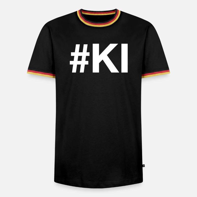 AI Artificial Intelligence - Men's Ringer Shirt - black/tricolour