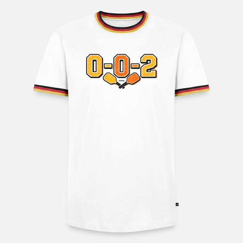0-0-2 Rivalry Emblem - Men's Ringer Shirt - white/tricolour