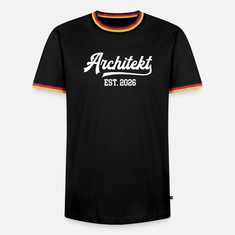 Architect 2026 Architecture Studies Architects - Men's Ringer Shirt - black/tricolour