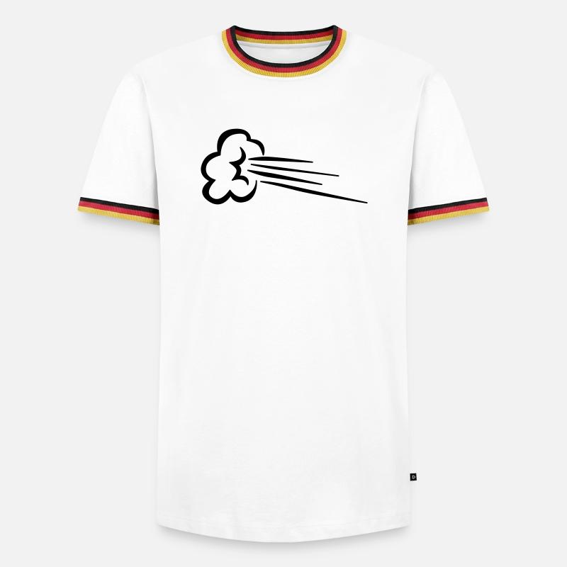 Comic Effect Speed - Men's Ringer Shirt - white/tricolour