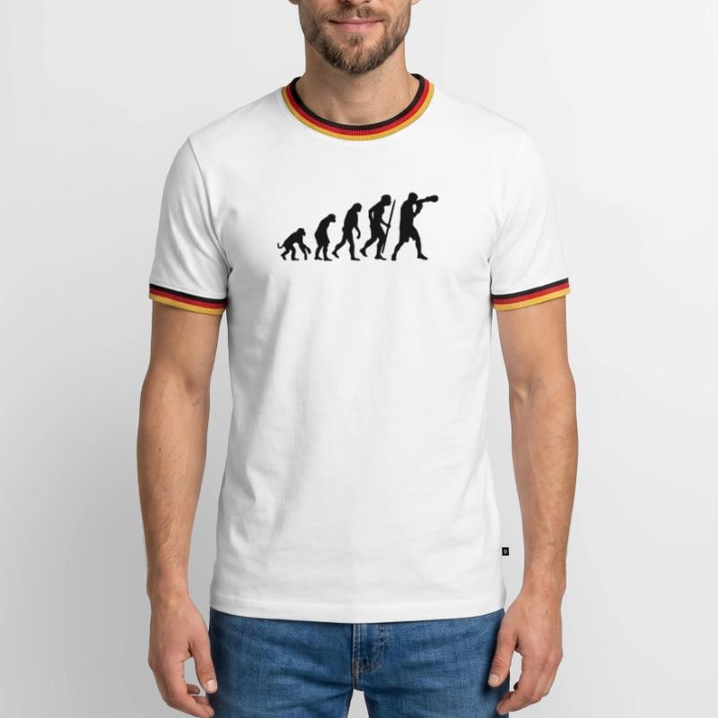 Evolution de la boxe T-shirt contrasté Homme